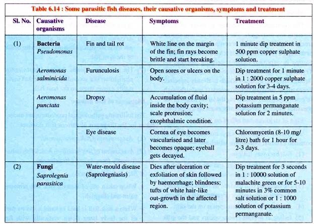 Some Parasitic Diseases, their Causative Organism, Symptoms and Treatment