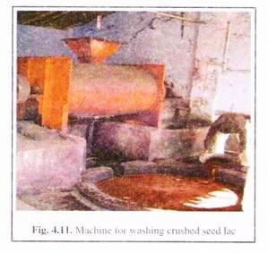 Machine for Washing Crushed Seed Lac