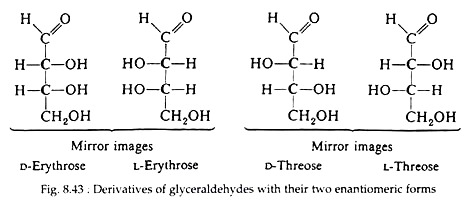 Derivatives of Glyceraldehydes 