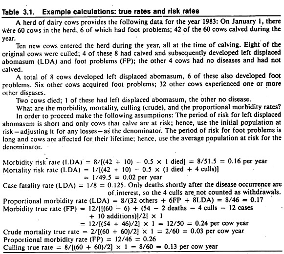 True rates and risk rates